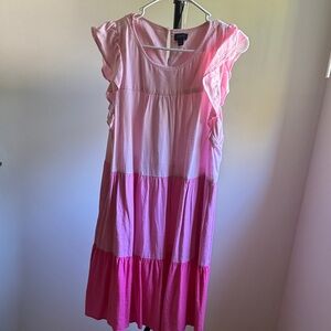 J. Crew Factory Pink Ombre Dress